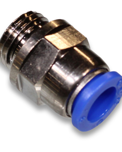 Screw-in screw union, straight, 8/6 - 1/4" nickel-plated bra